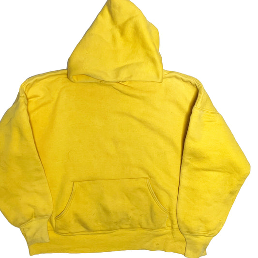 50s〜 Vintage W-Face Parka レアカラー XL-XXL 平置き 黄色のフーディ 背面 ポケット フード