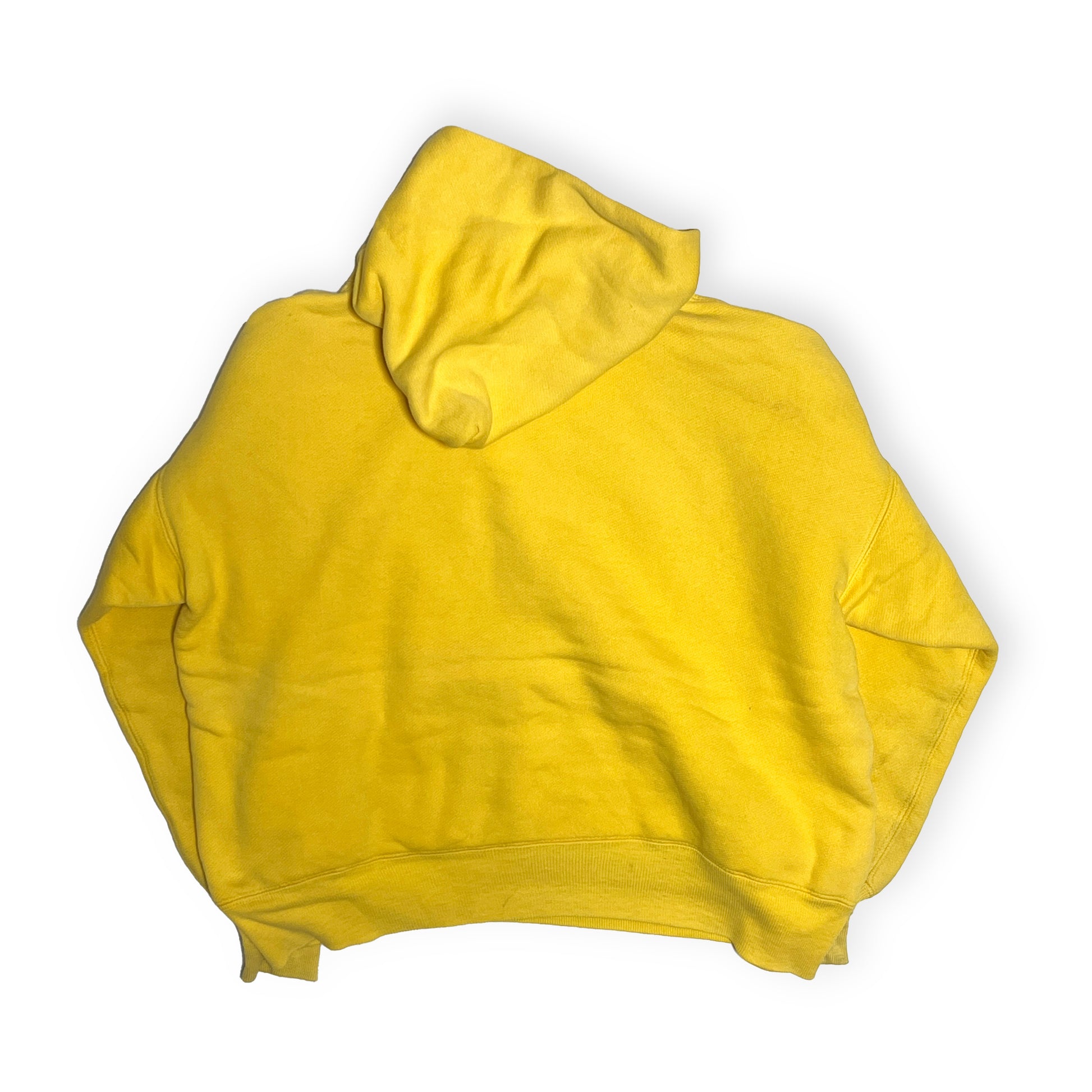 50s〜 Vintage W-Face Parka レアカラー XL-XXL 平置き 黄色のフーディ 背面 フード
