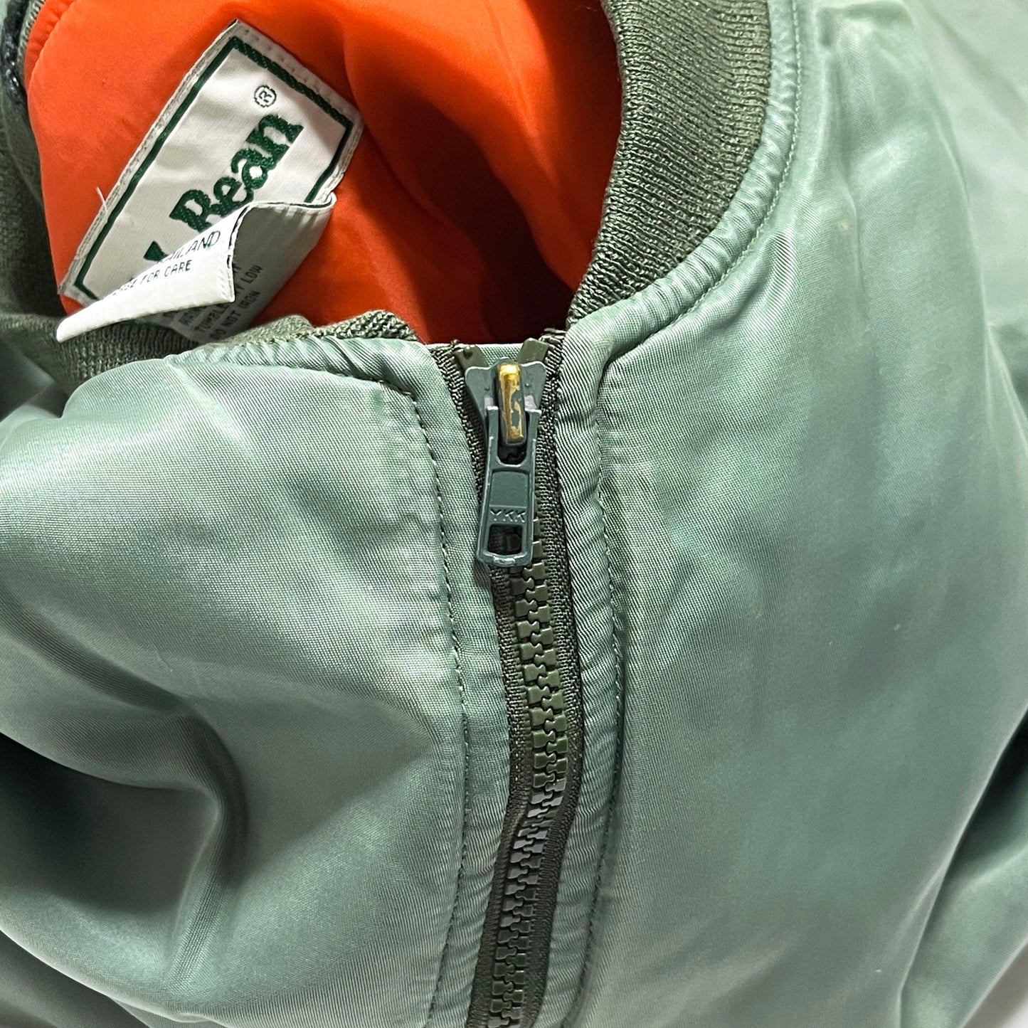 90's L.L.Bean MA-1 Type オリーブ Size (XXL-TALL)