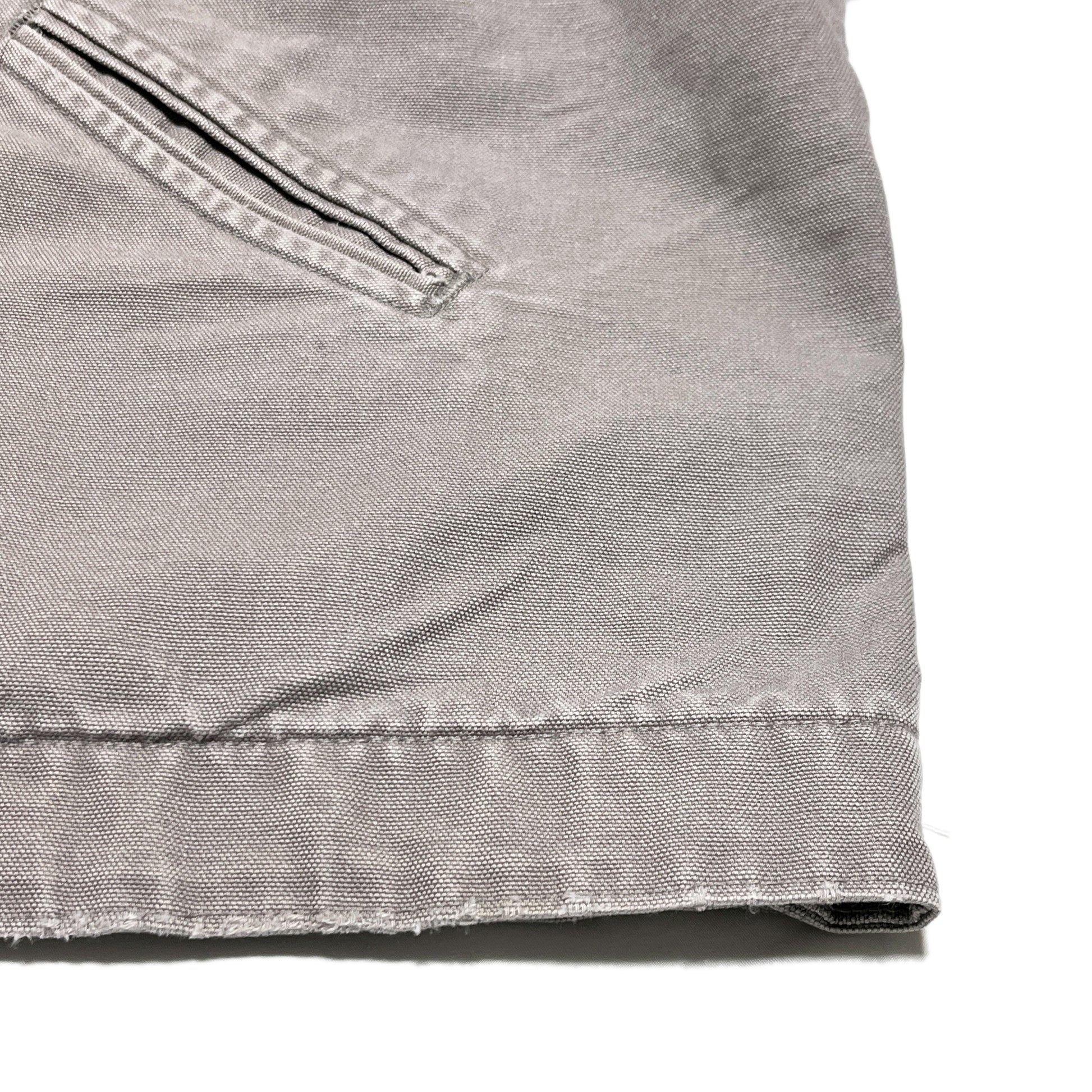 80s〜 Carhartt DETROIT JKT グレー レアカラー XXL ブランドタグ 8 グレーのジーンジャケットのタグ