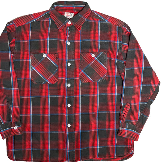 60's Winter King Nel SH 好配色チェック マチ付き Size (L)位