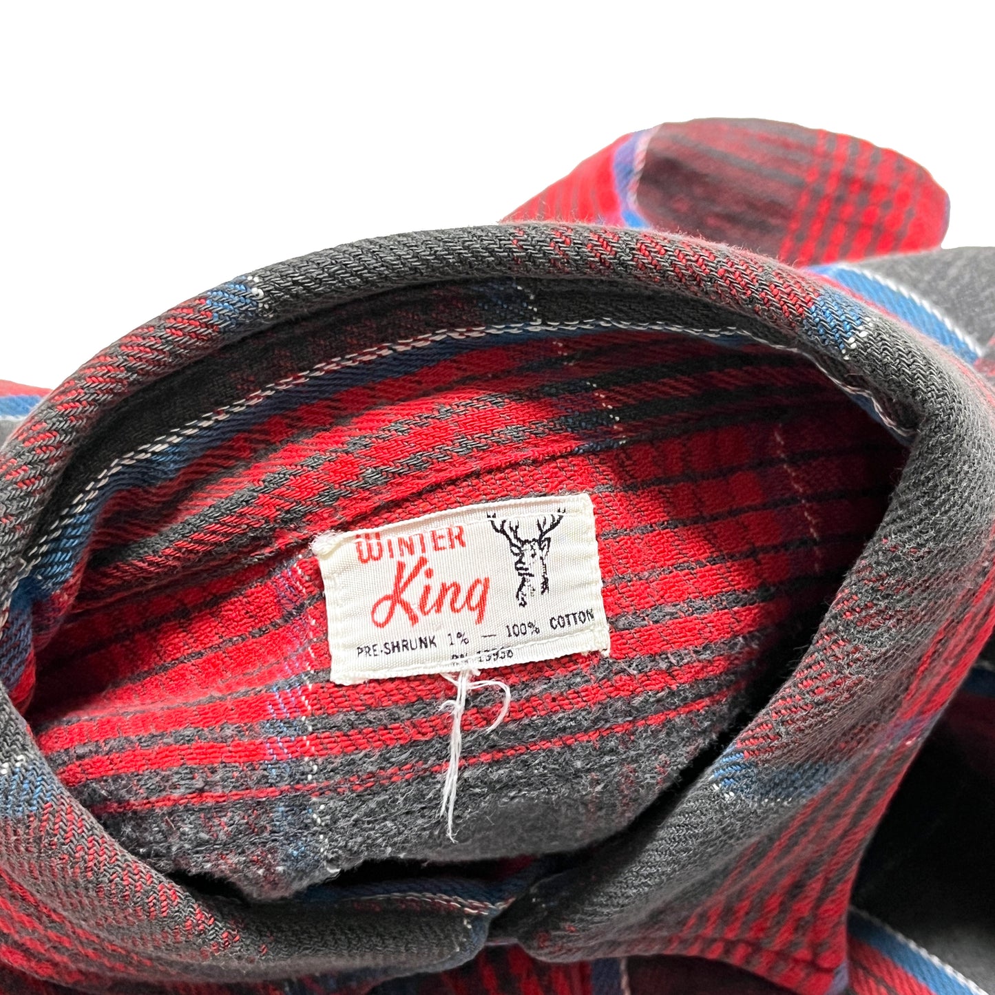 60's Winter King Nel SH 好配色チェック マチ付き Size (L)位