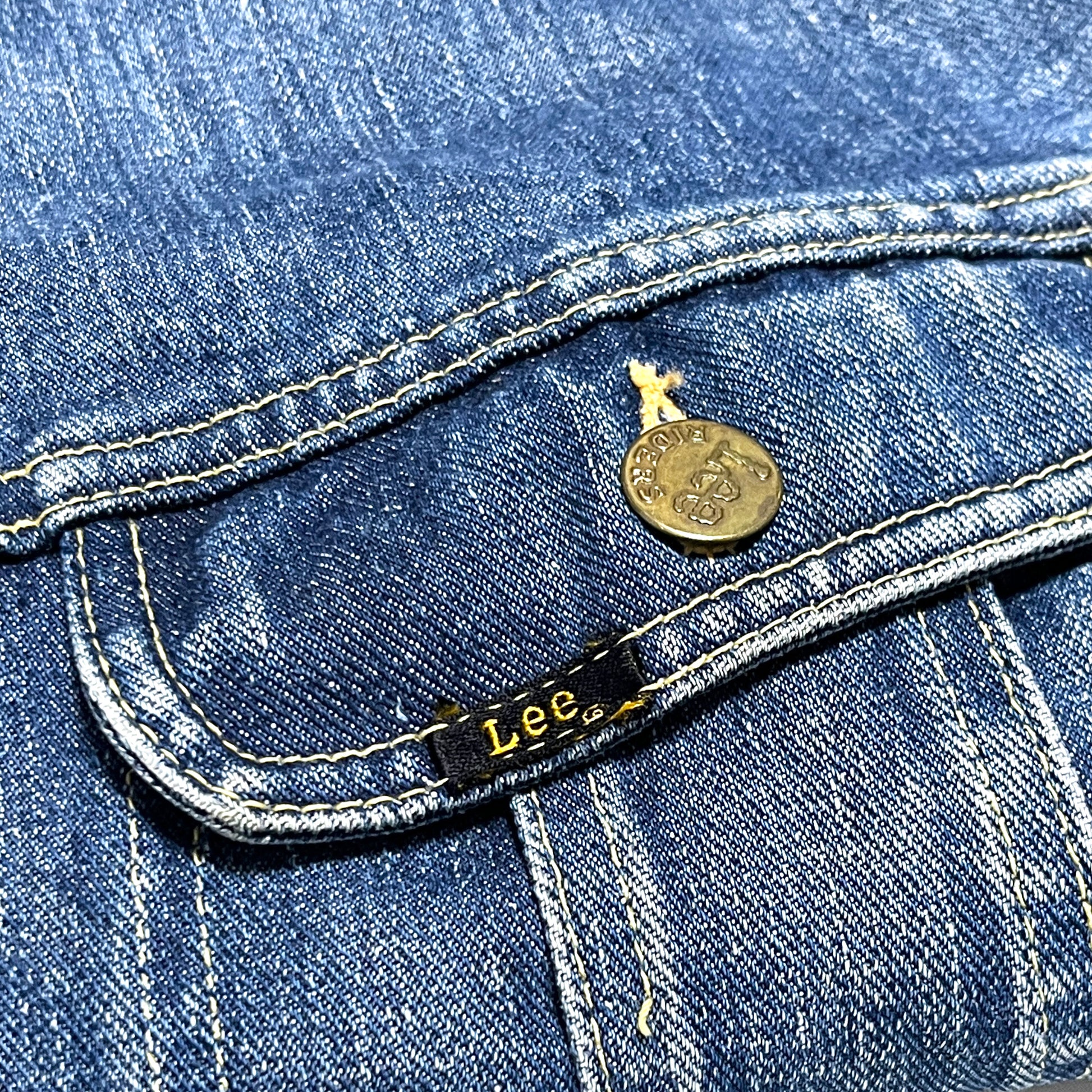 60s〜 Lee 101-J Denim JKT 46-LONG レア ディテール ポケット 金ボタン Leeタグ