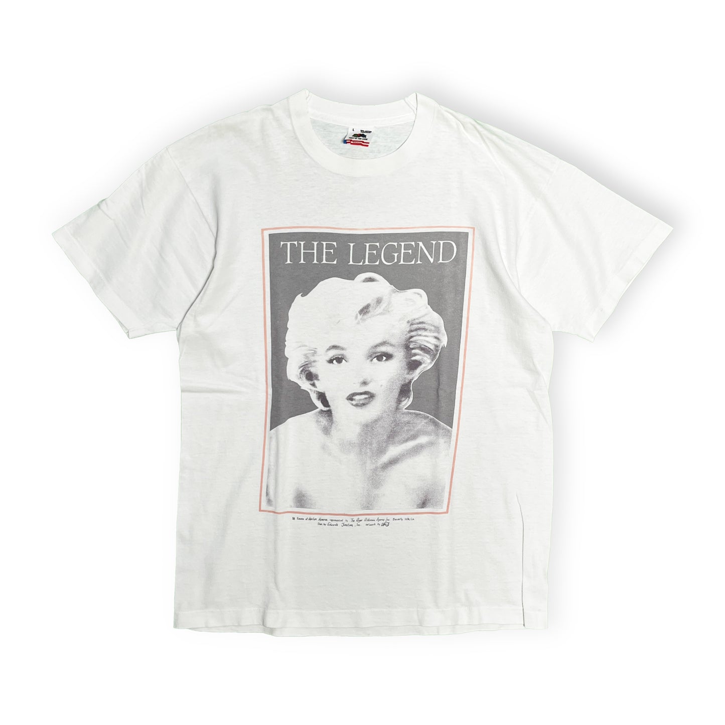 90's FRUIT OF THE LOOM Marilyn Monroe T Size (L)