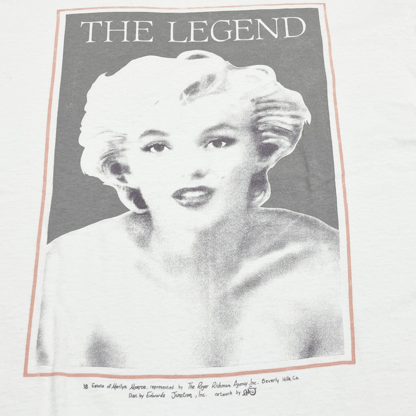 90's FRUIT OF THE LOOM Marilyn Monroe T Size (L)