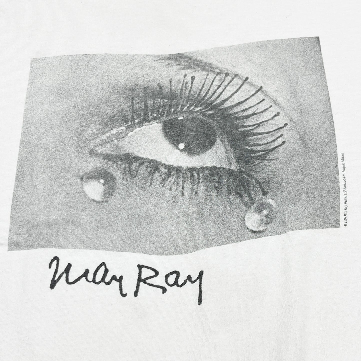 90's Hanes Man Ray T "ガラスの涙" Size (XL)