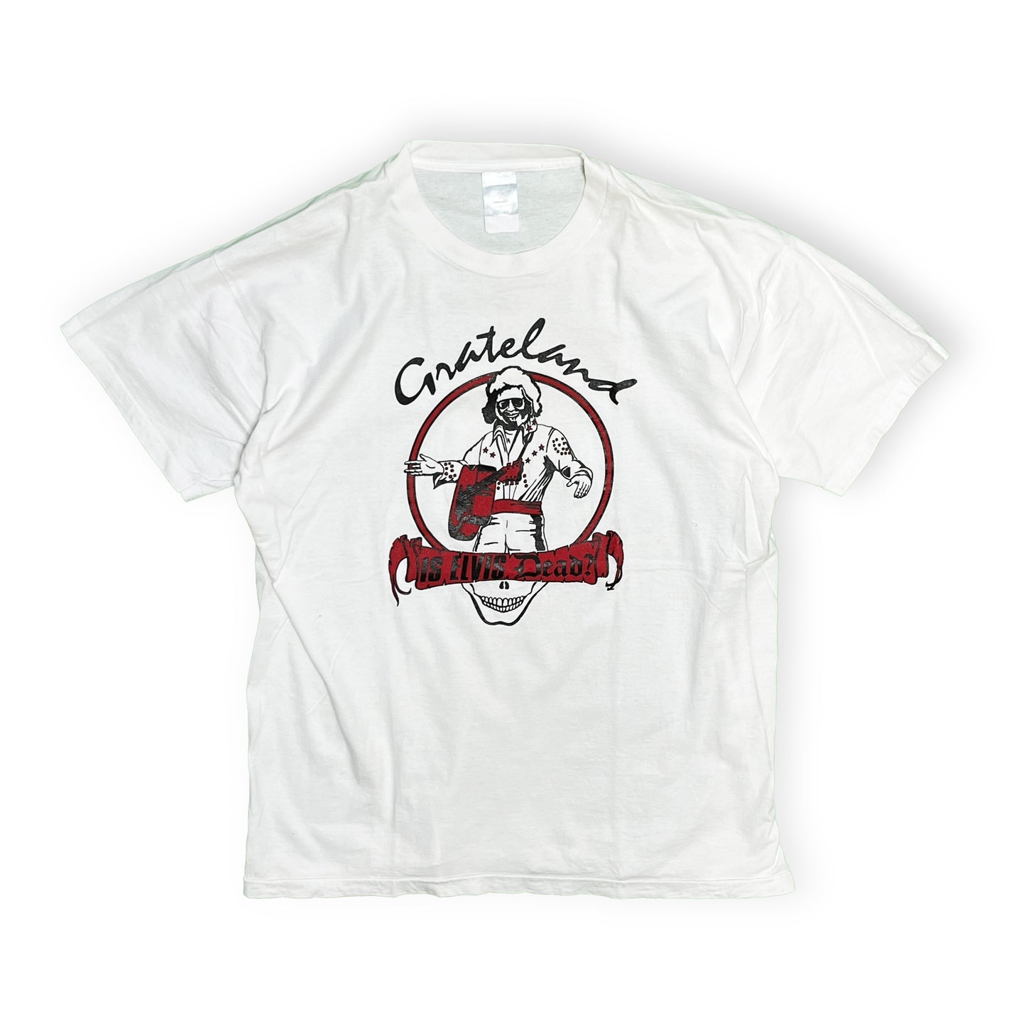 90's FRUIT OF THE LOOM Gratefuldead Elvis パロディー Size (XL)位