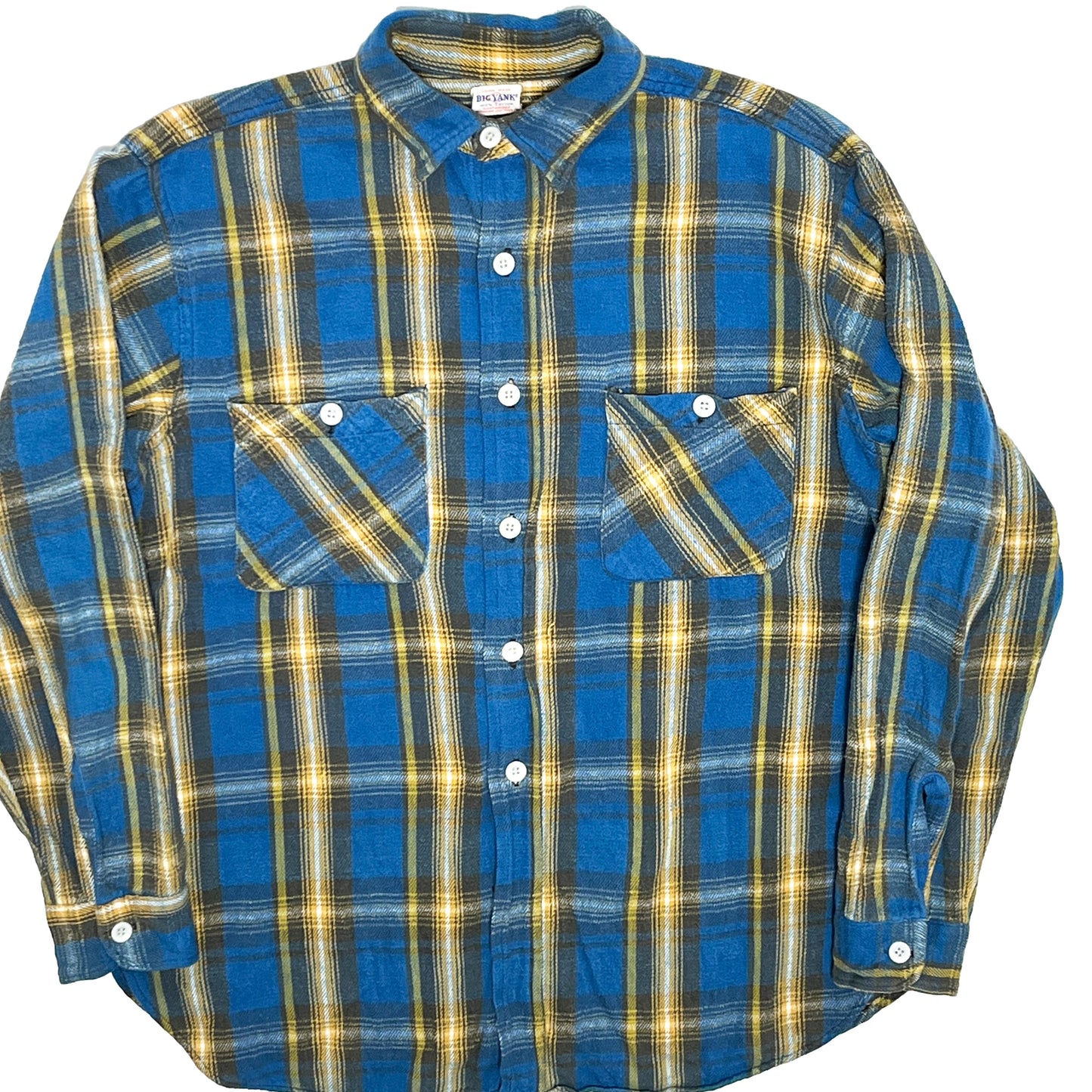 60's BIG YANK Nel SH マチ付き 好配色チェック Size (ML)位