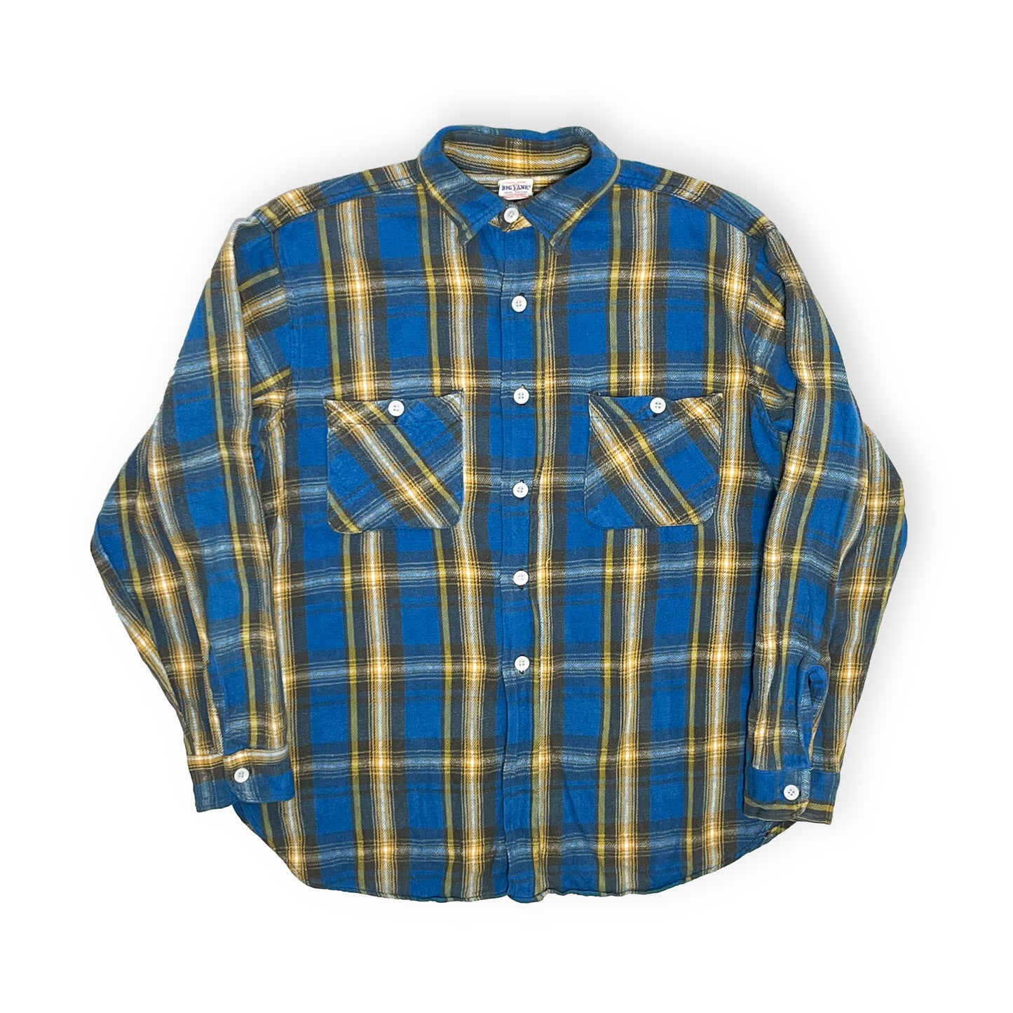 60's BIG YANK Nel SH マチ付き 好配色チェック Size (ML)位