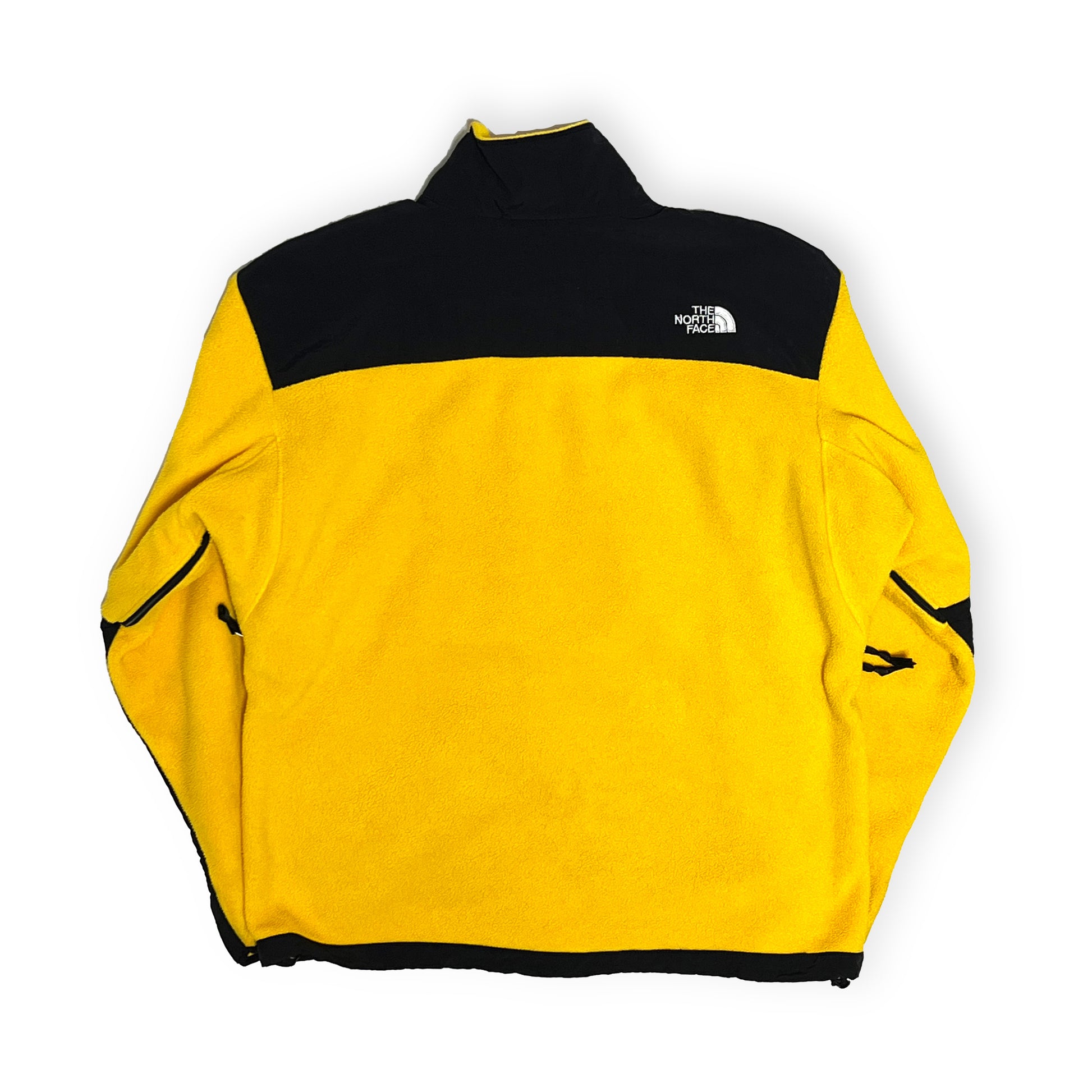 90s〜 THE NORTH FACE "DENALI" Fleece JKT L 背面 ロゴ 袖のディテール