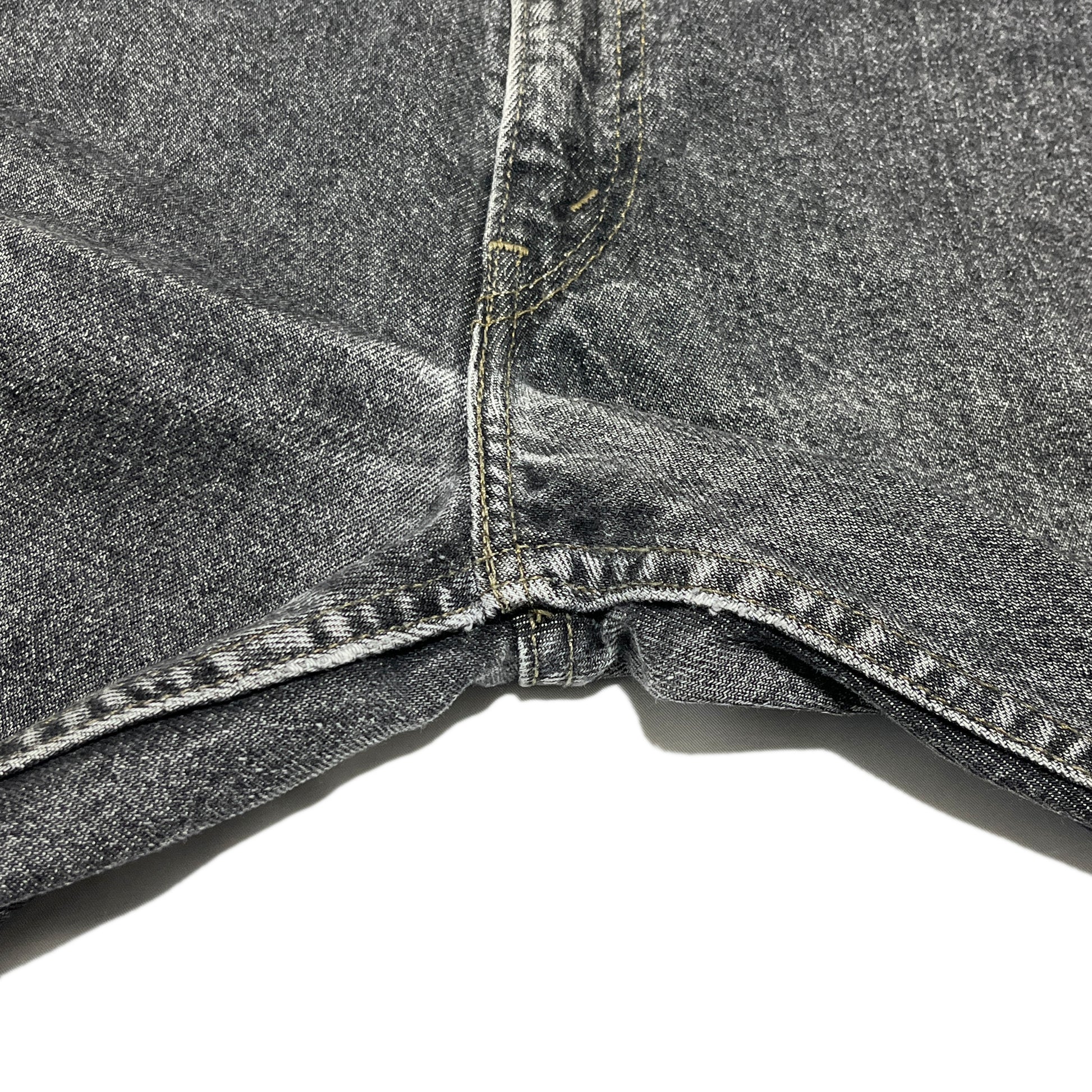 90s Levi's 517 Black Denim PT W32 L28.5 ブランドタグ 5 タグ サイズ表記