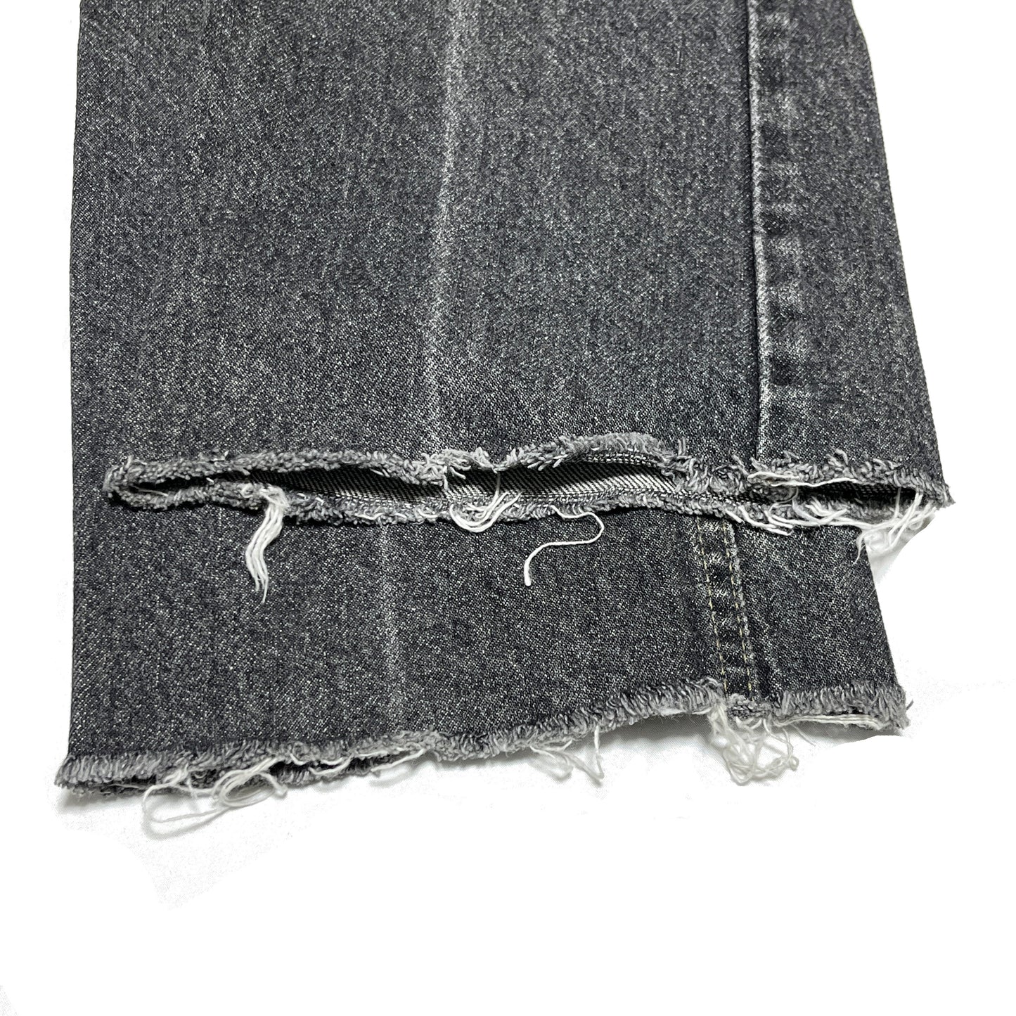 90s Levi's 517 Black Denim PT W32 L28.5 ブランドタグ 6 タグ サイズ表記