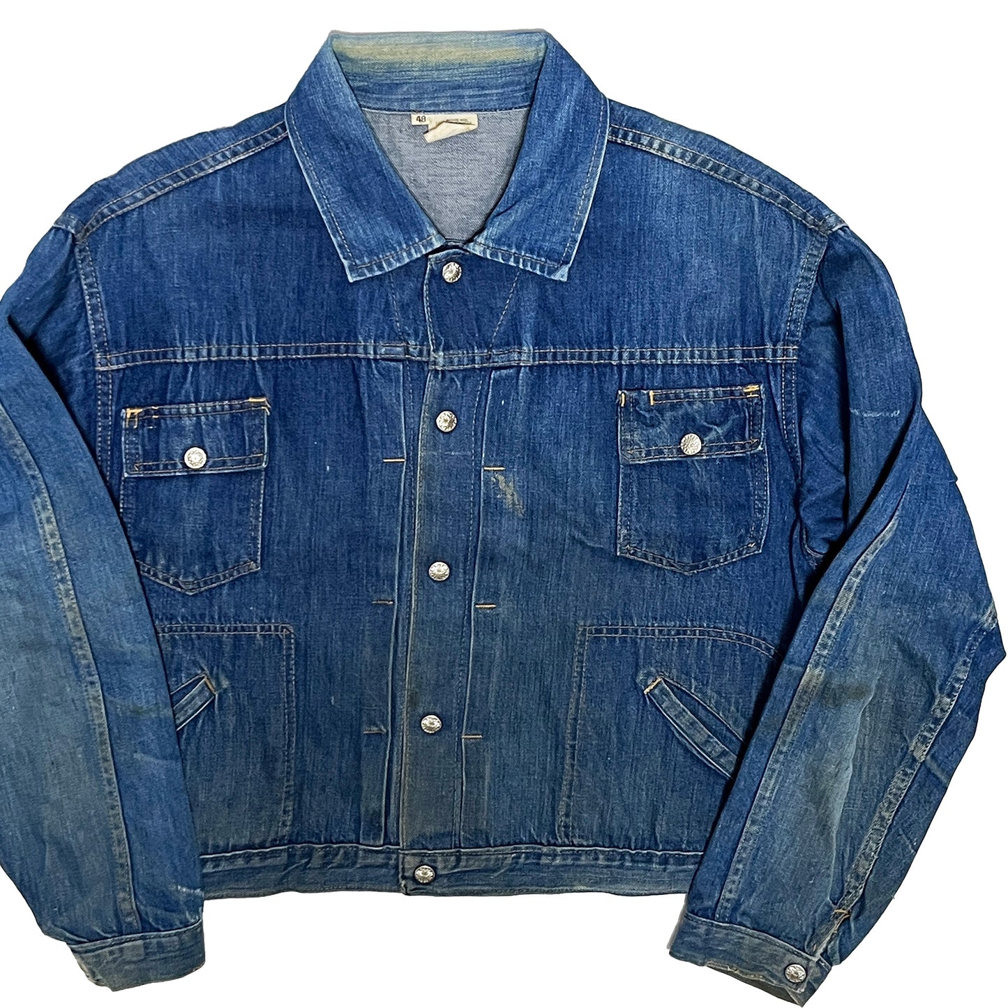 70's RANCHCRAFT Denim JKT 極上雰囲気 Size (48) ビッグサイズ！