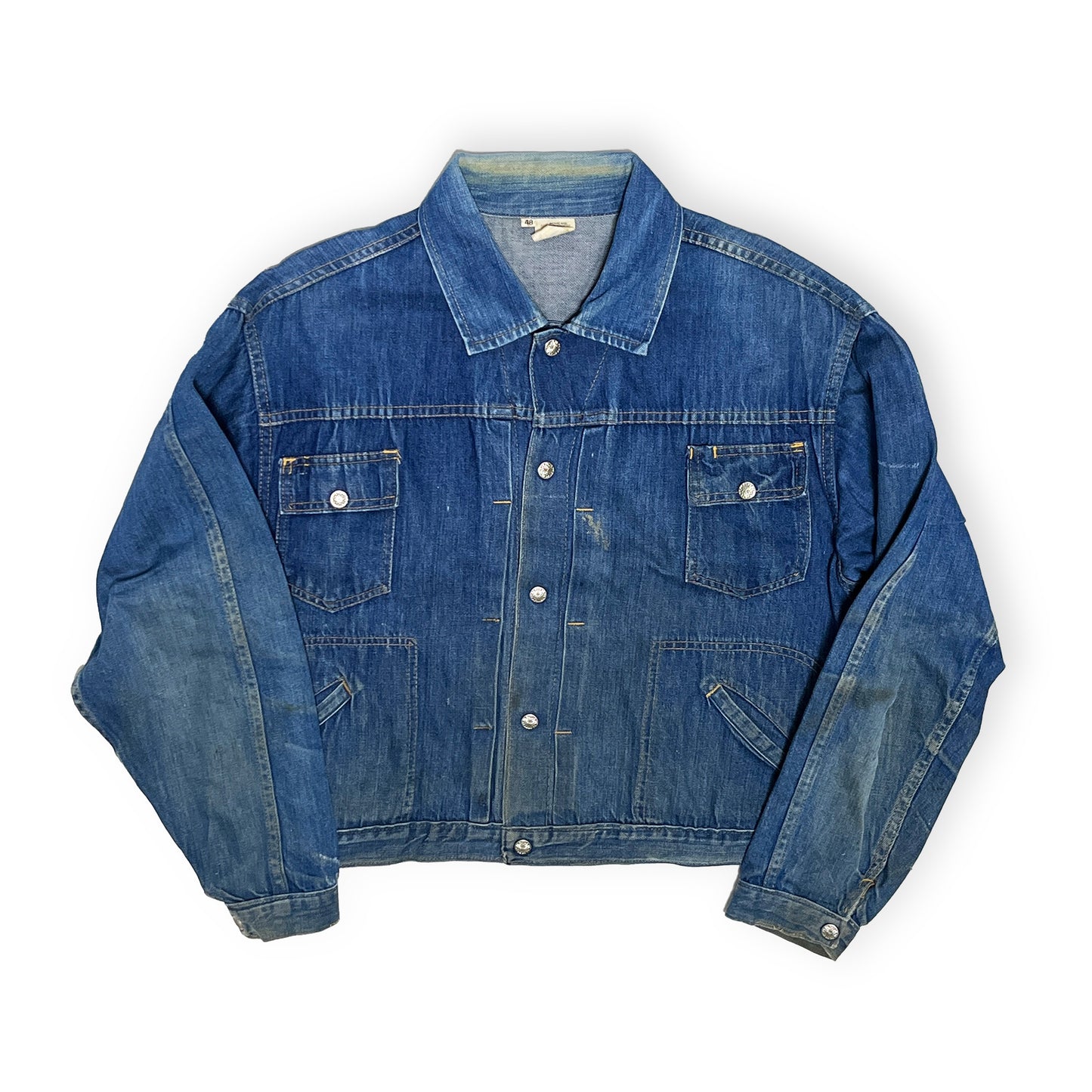 70's RANCHCRAFT Denim JKT 極上雰囲気 Size (48) ビッグサイズ！