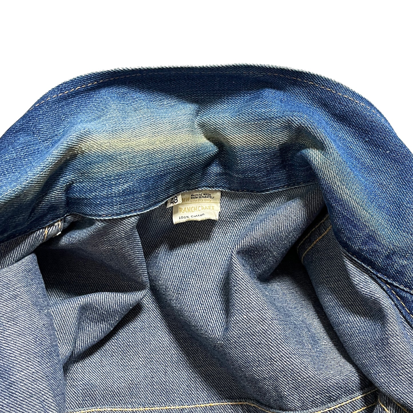 70's RANCHCRAFT Denim JKT 極上雰囲気 Size (48) ビッグサイズ！