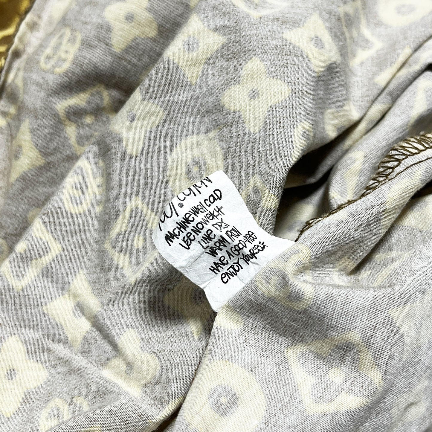 90's〜 Old Stussy LV Parody モノグラム ボタンダウン S/S SH Size (L)