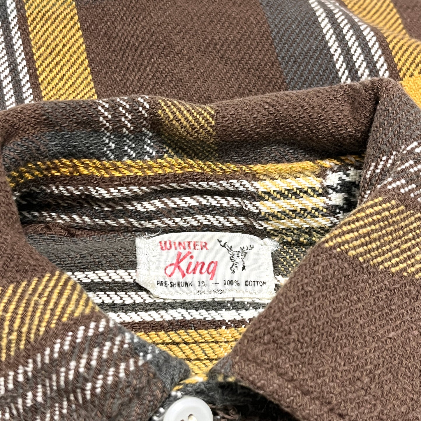 60's〜 Winter King Nel SH 好配色チェック Size (ML)位