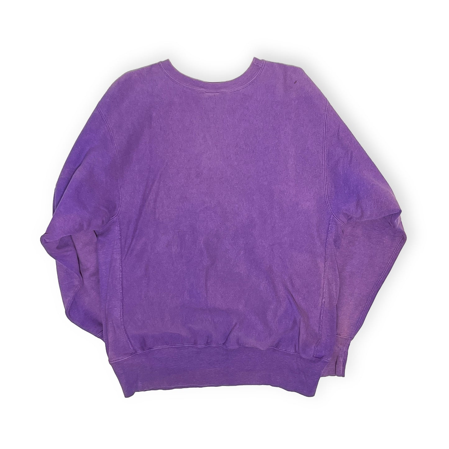 90's Champion R/W Crew パープル 胸目無し 極上雰囲気 Size (XL)