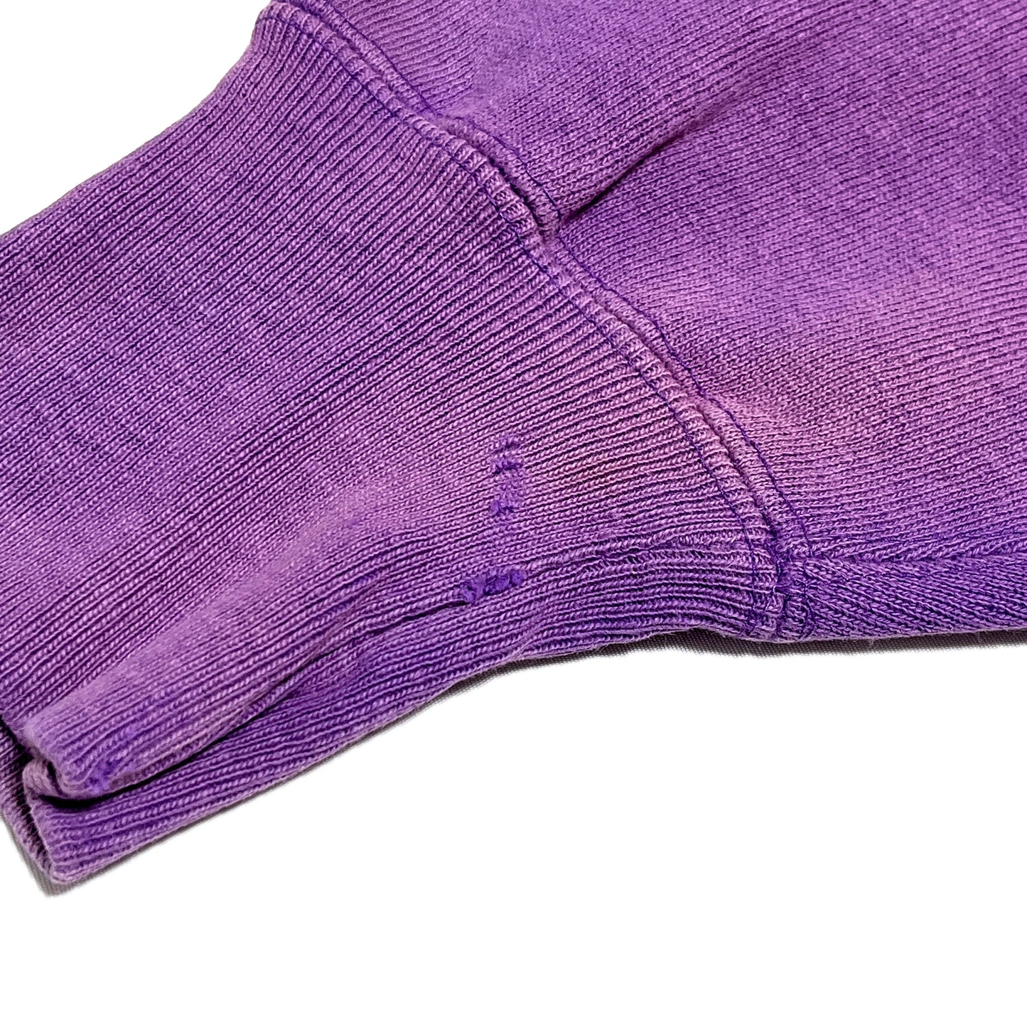 90's Champion R/W Crew パープル 胸目無し 極上雰囲気 Size (XL)