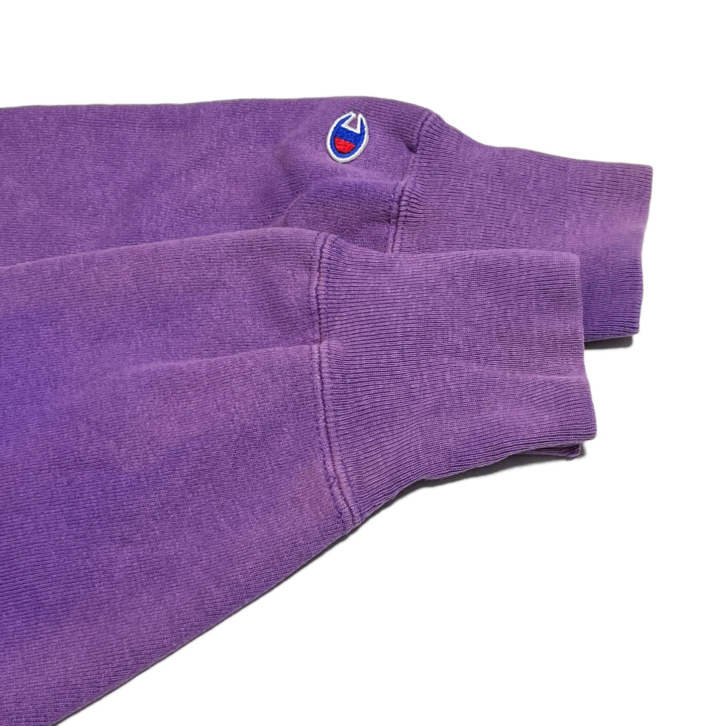 90's Champion R/W Crew パープル 胸目無し 極上雰囲気 Size (XL)