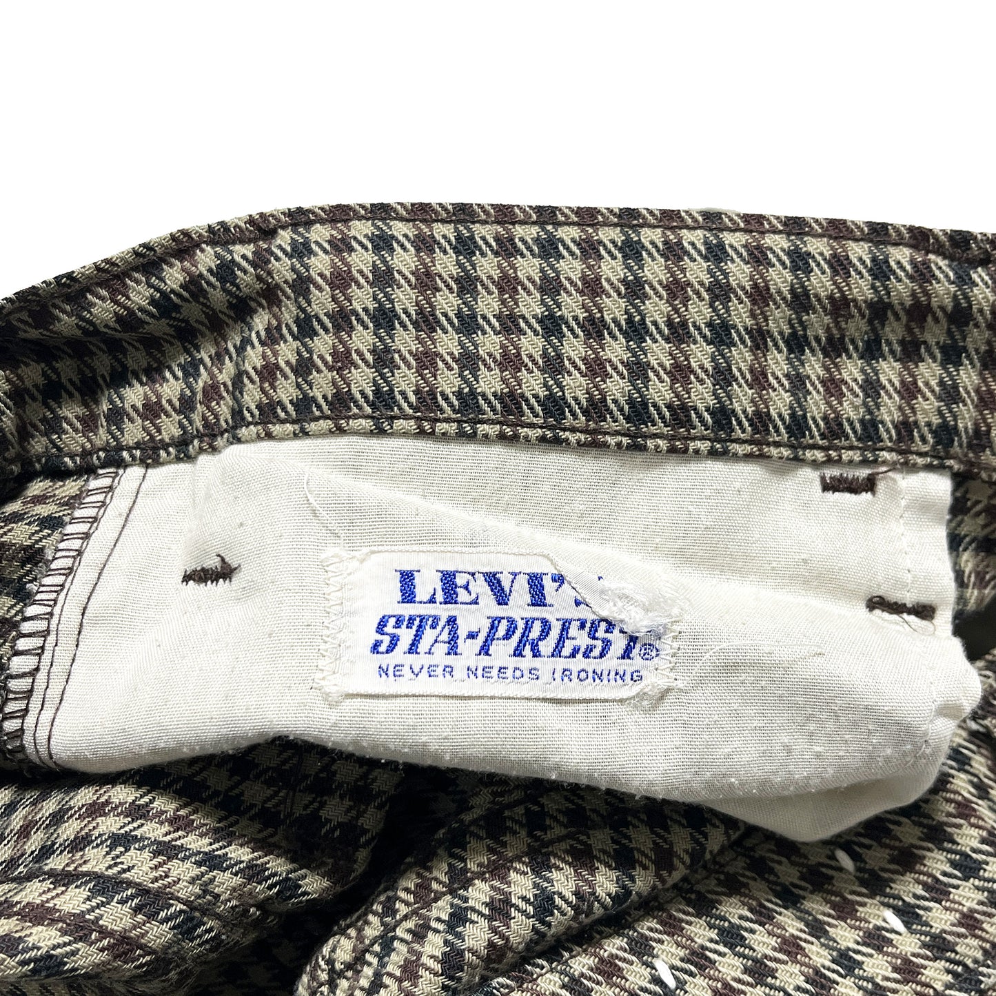 70's Levi's 517 Sta-Prest Check PT 好配色パターン Size (W31 L29)位