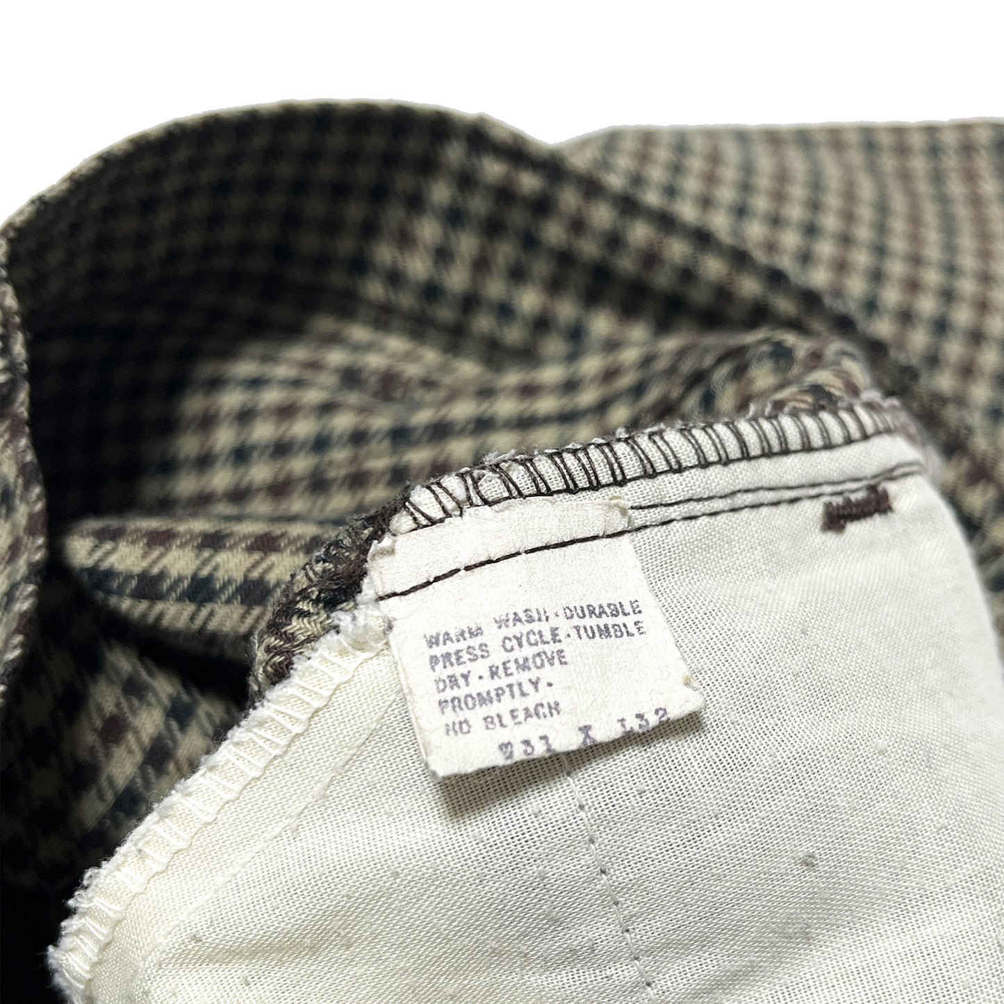 70's Levi's 517 Sta-Prest Check PT 好配色パターン Size (W31 L29)位