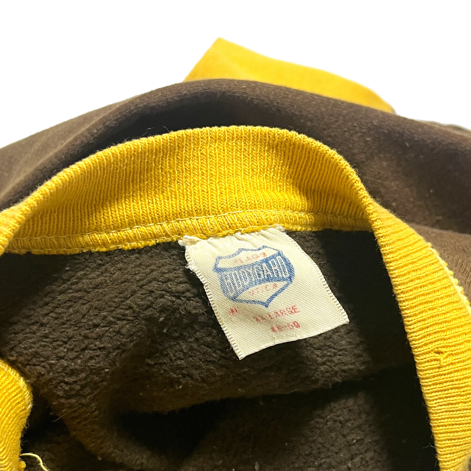 50s BodyGard 2Tone Sweat XXL 超 ブランドタグ タグ Brewwood