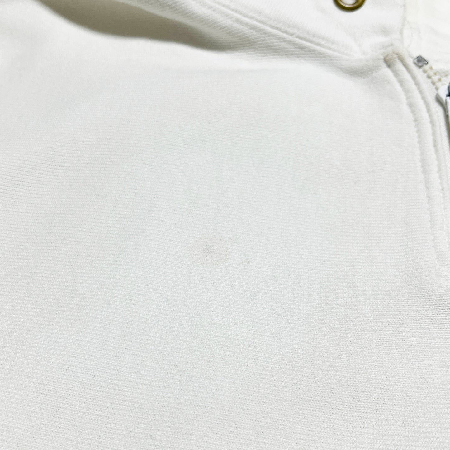 80's Champion プリントタグ R/W ハーフジップ Size (M) レア！