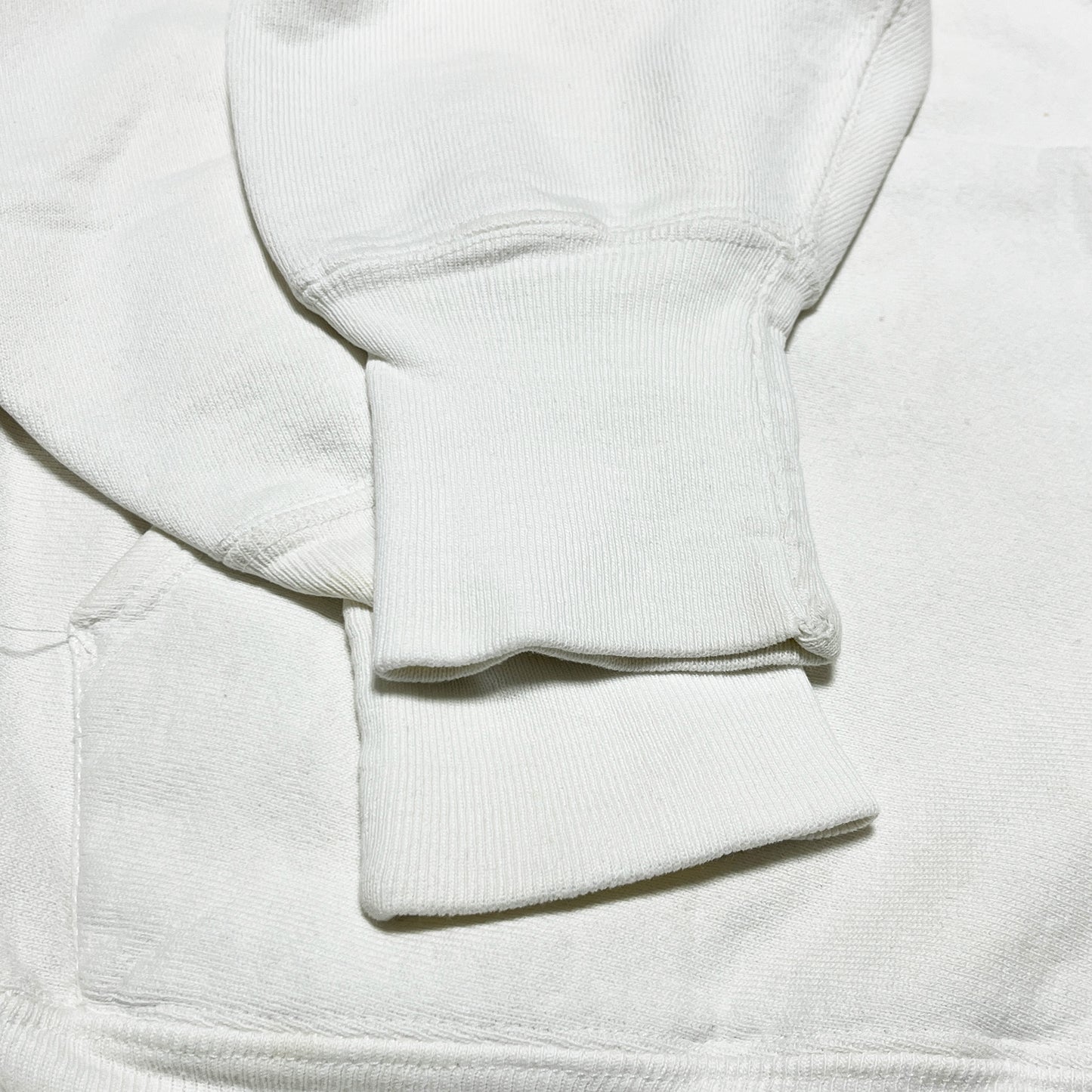 80's Champion プリントタグ R/W ハーフジップ Size (M) レア！