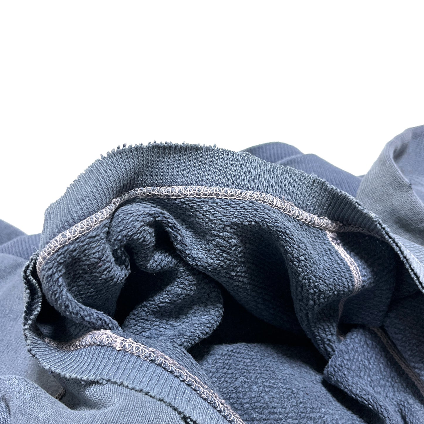60s〜 Unknwon Sweat "UNIVERSITY DAYTON" 三段プリント L ディテール 2 生地 縫い目 破損