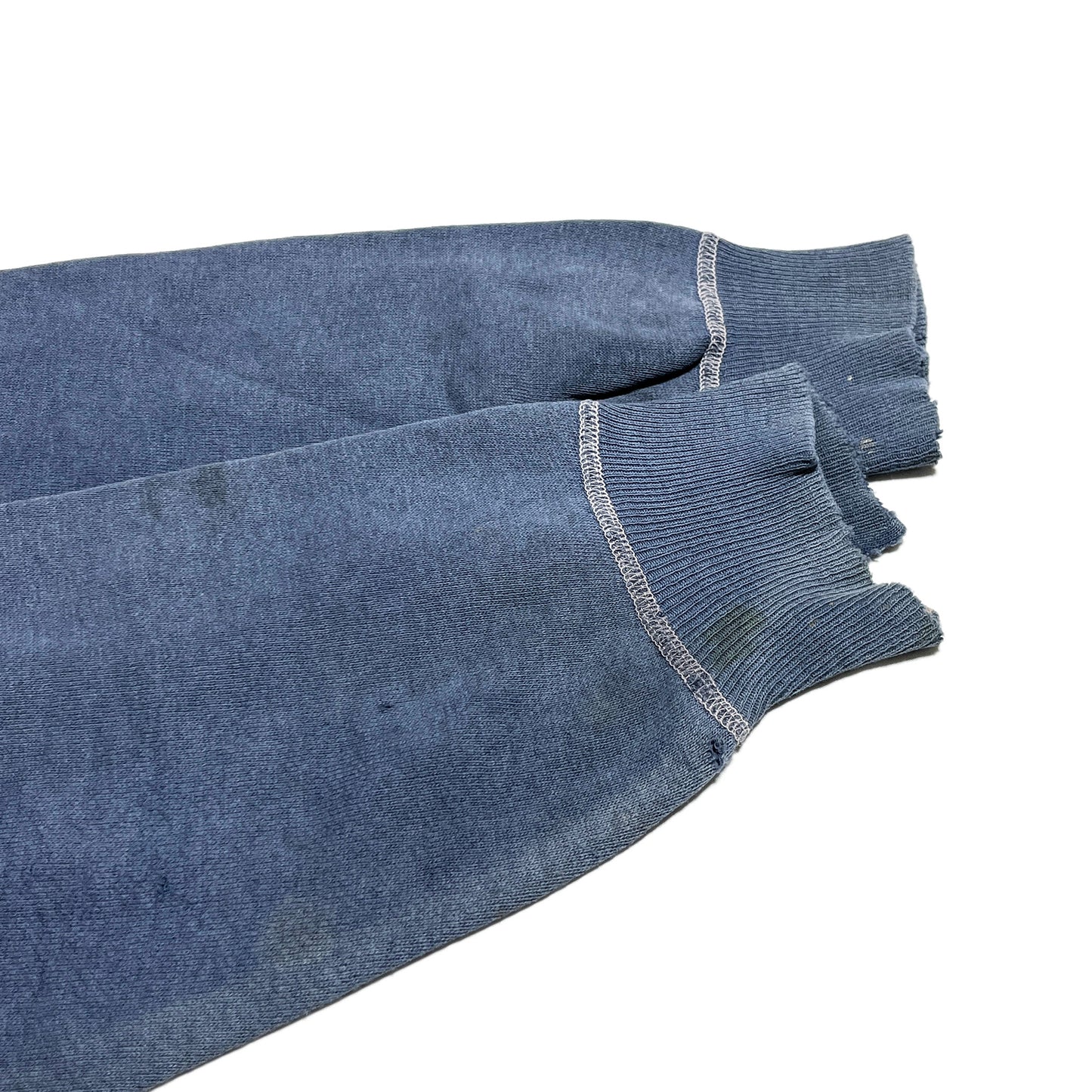 60s〜 Unknwon Sweat "UNIVERSITY DAYTON" 三段プリント L ディテール 4 生地 破損 タグ