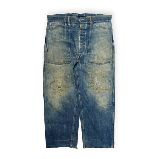 30's〜 U.S.ARMY M-35 Denim PT バックルバック Size (W36 L29)位 スペシャル！