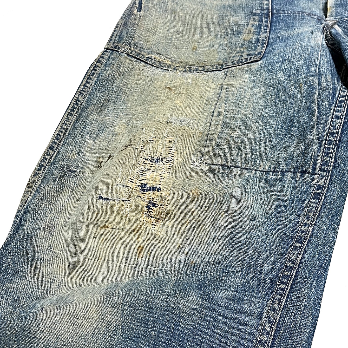 30's〜 U.S.ARMY M-35 Denim PT バックルバック Size (W36 L29)位 スペシャル！