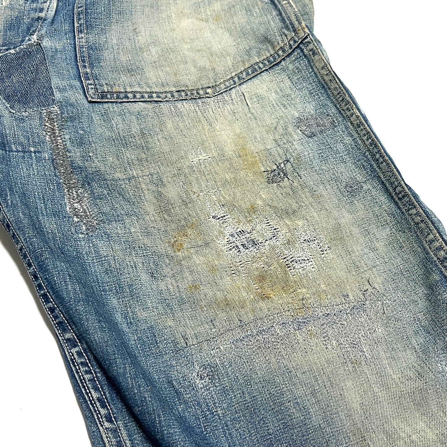 30's〜 U.S.ARMY M-35 Denim PT バックルバック Size (W36 L29)位 スペシャル！