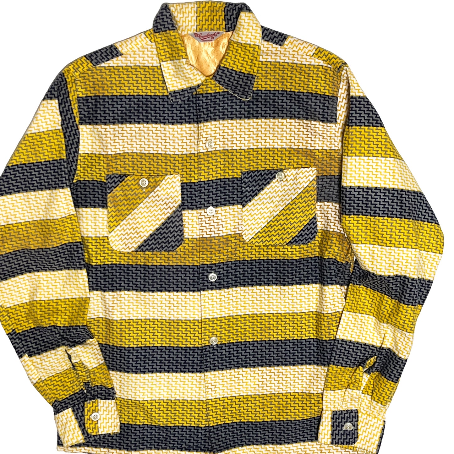 50's Cranbrook Print Nel SH Size (18) ボーイズ