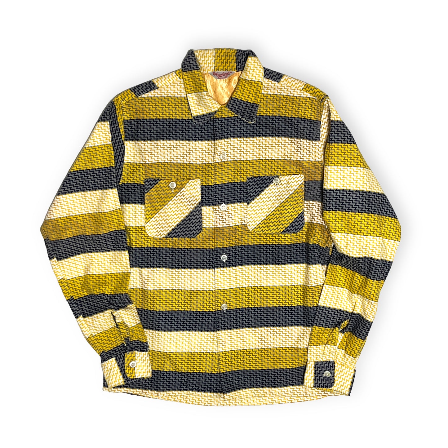 50's Cranbrook Print Nel SH Size (18) ボーイズ