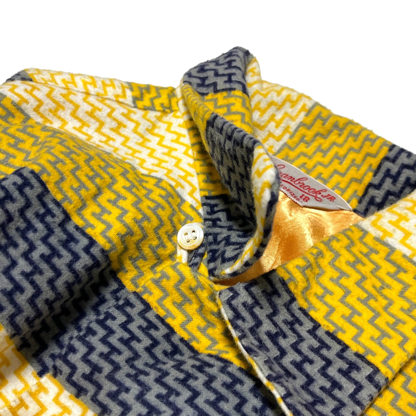 50's Cranbrook Print Nel SH Size (18) ボーイズ