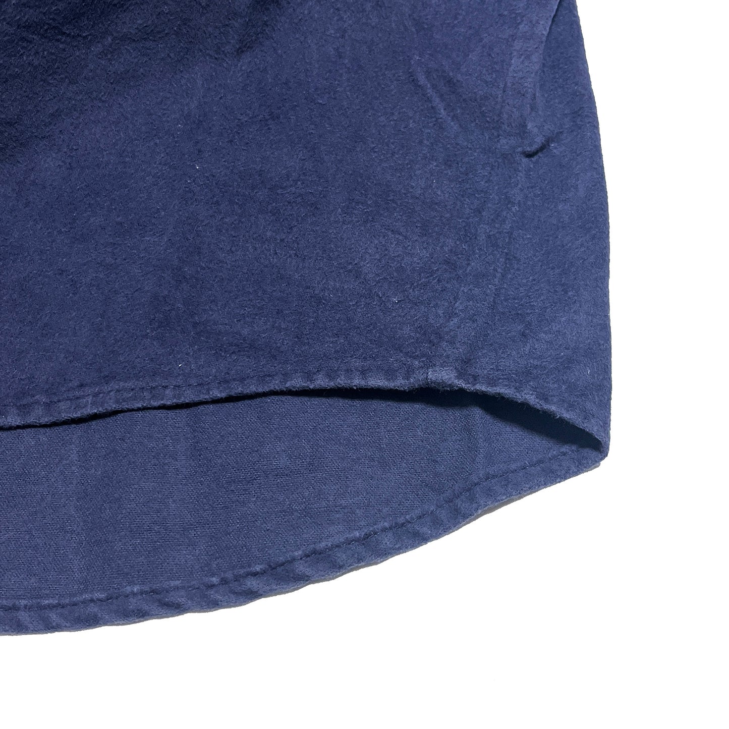 70's Frostproof Nel SH シャモアクロス ネイビー単色 Size (M)