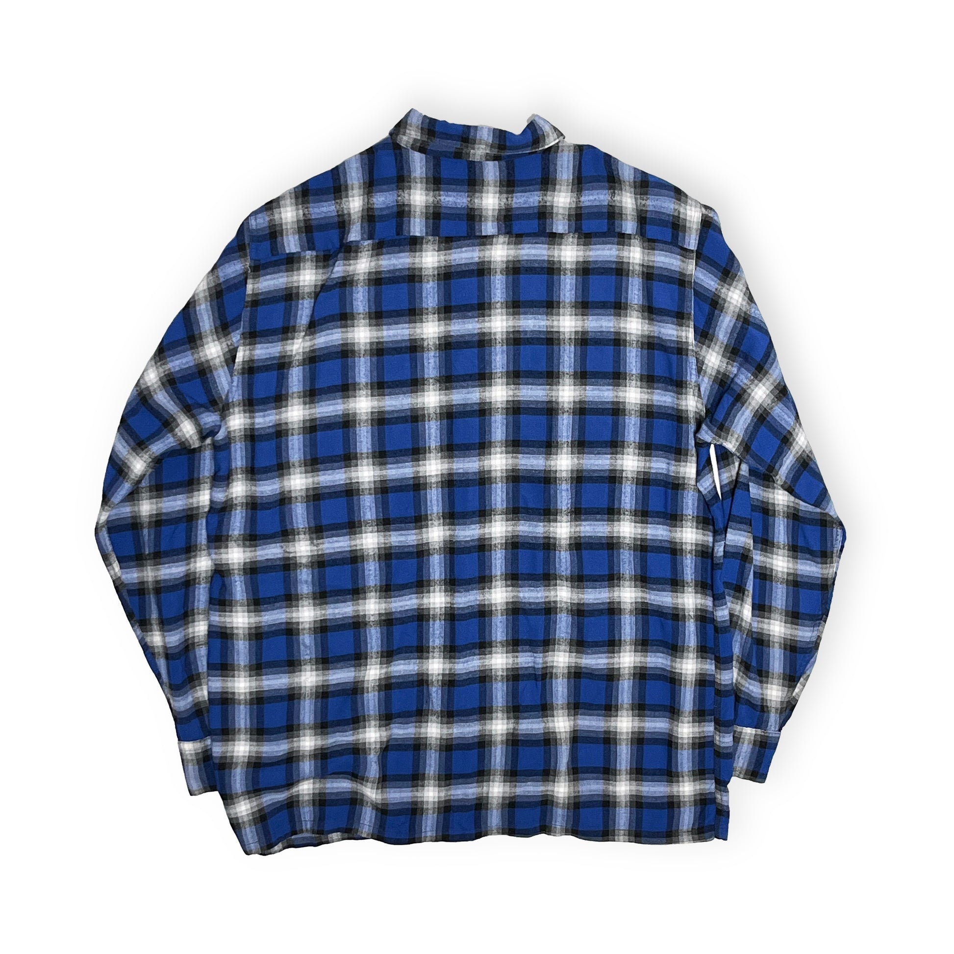 60s BRENT Onbre Rayon L/S SH L ディテール 1 袖口 ボタン 素材の質感