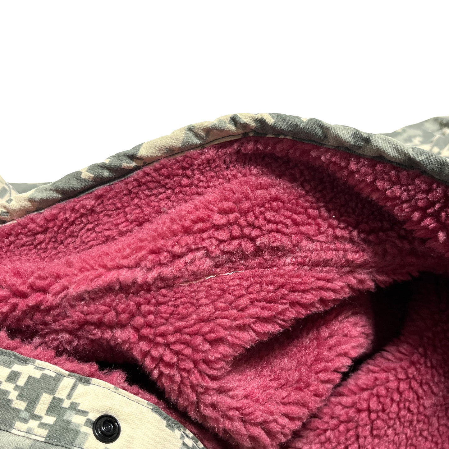 00s PATAGONIA MARS REVERSIBLE PILE JKT L ブランドタグ 7 デジタルサイバーアーク（USMC）の迷彩柄 マールカラーのフ