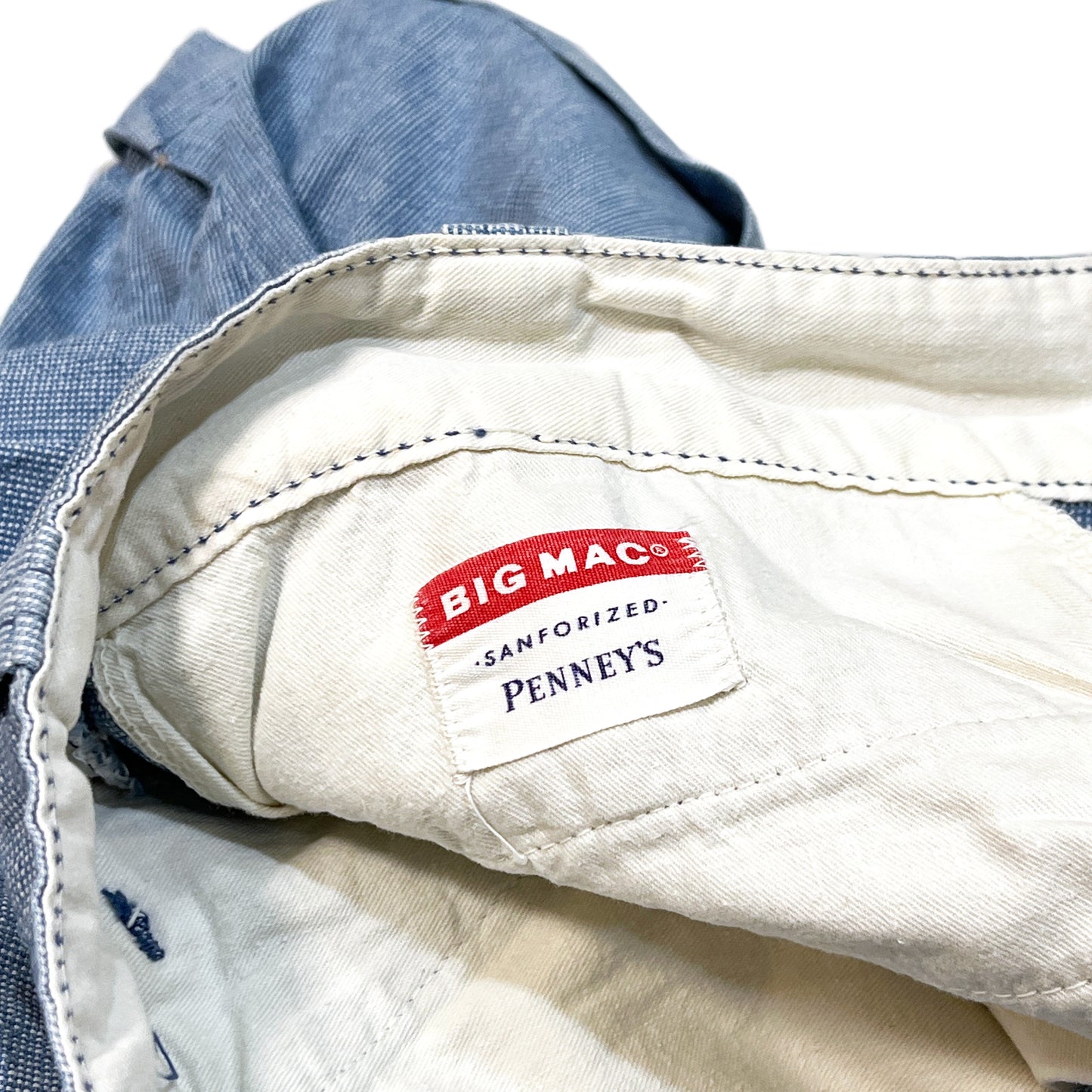 60's BIG MAC Work PT ピンチェック Size (W35 L28)位