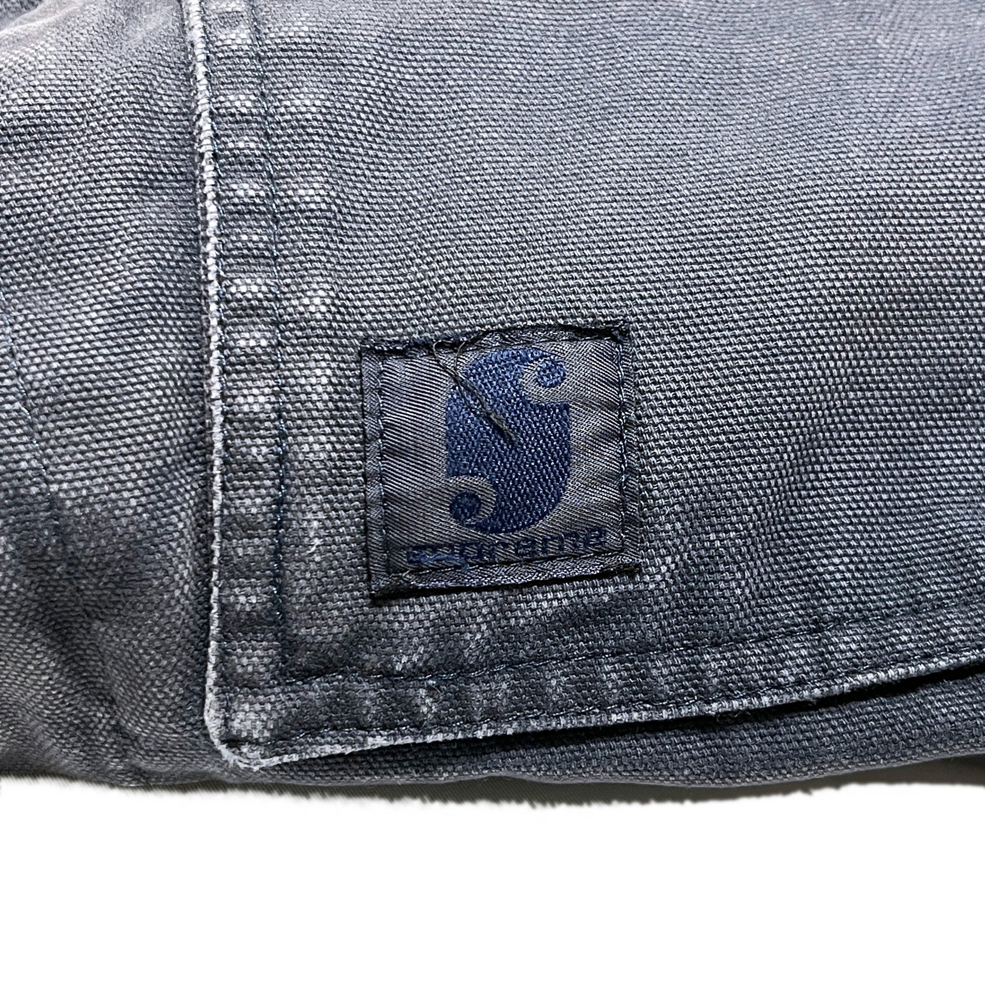 00s Old Supreme Duck JKT Carhartt サンプリング フェード L ディテール ジッパー ボタン 縫い目 素材の質感