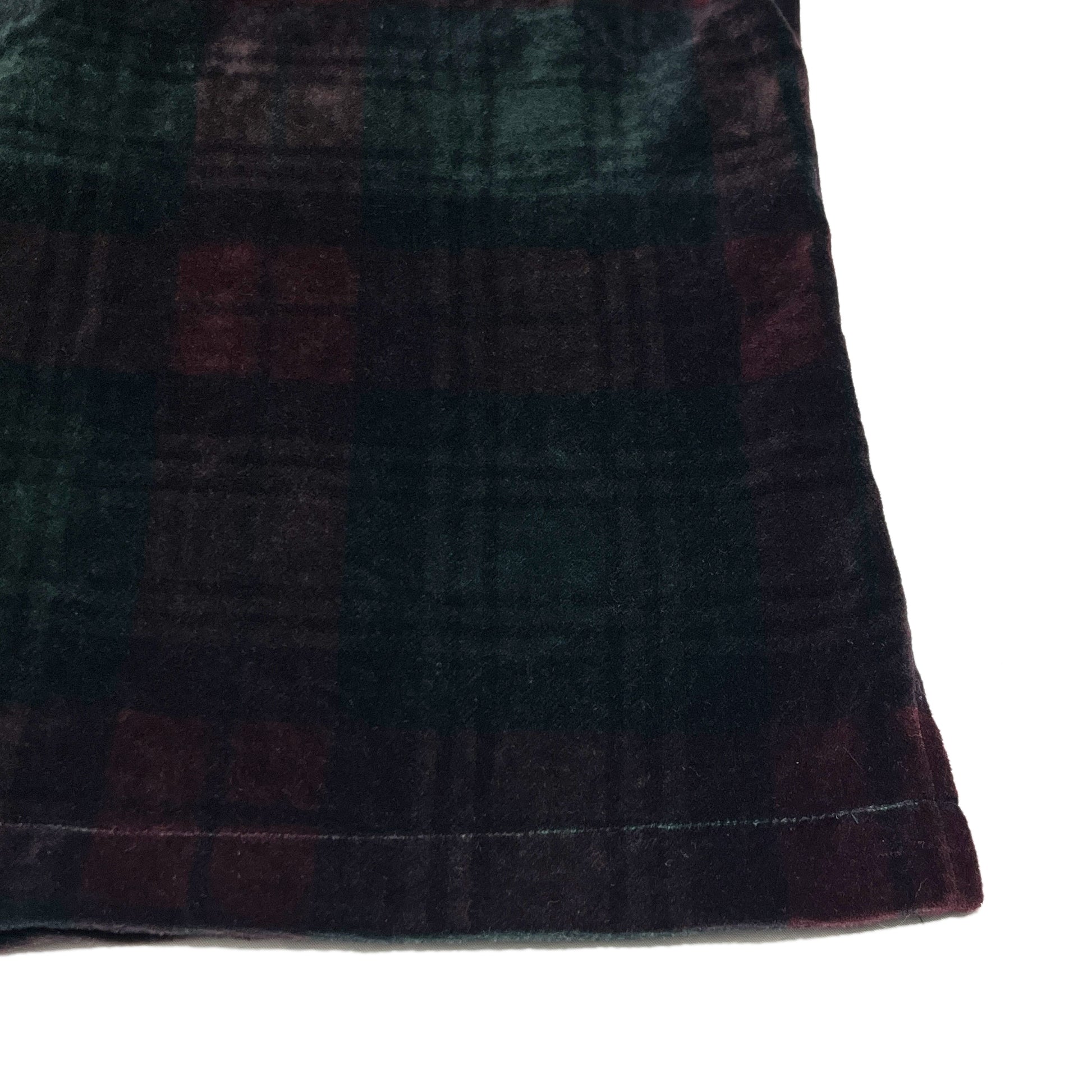 Ralph Lauren Velor Check L/S SH 好配色パターン XL アメリカ製 ディテール 2 ベルタ素材の質感 チェック柄