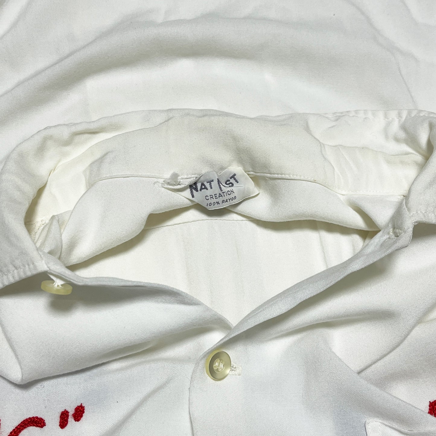 50's〜 NAT NAST Bowling Rayon SH Size (L)位