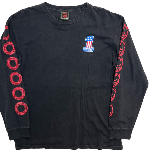 90's〜 SPITFIRE L/S T 袖プリント入り Size (L)位