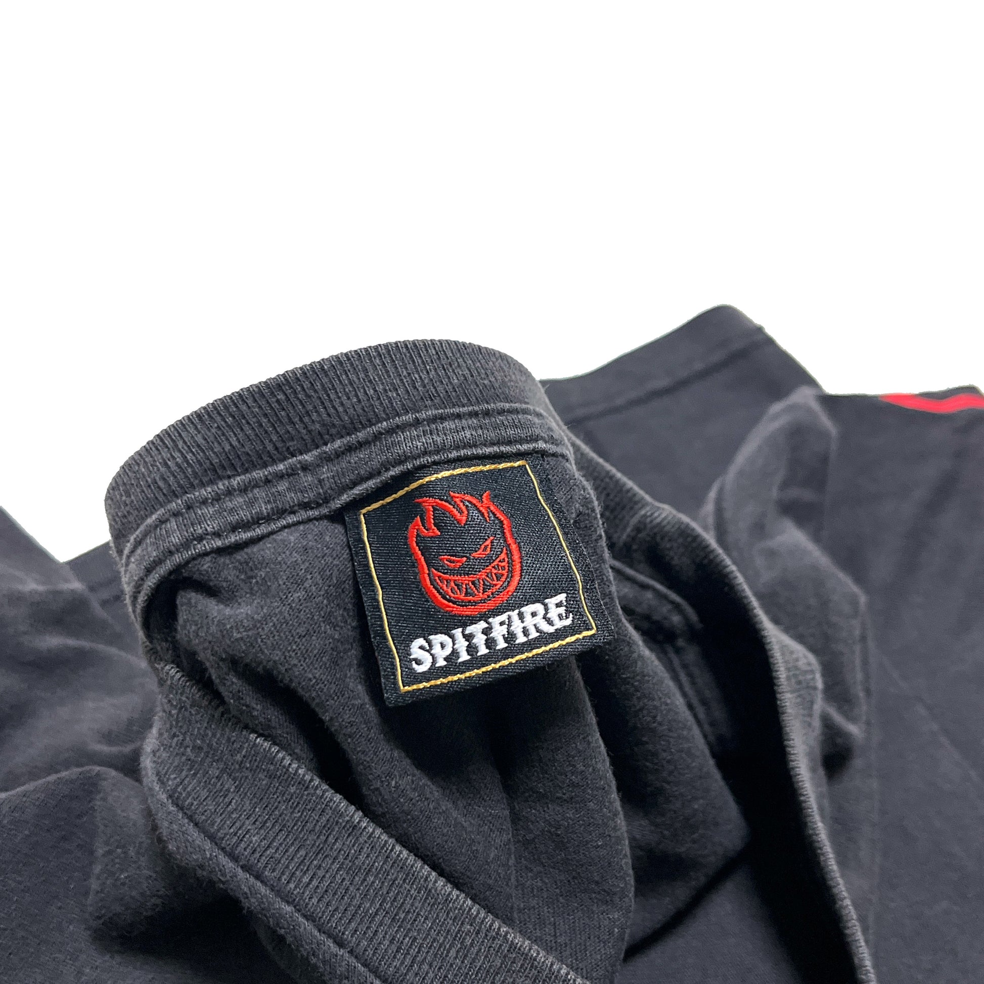 90s〜 SPITFIRE L/S T 袖プリント入り L ブランドタグ SPITFIREロゴタグ