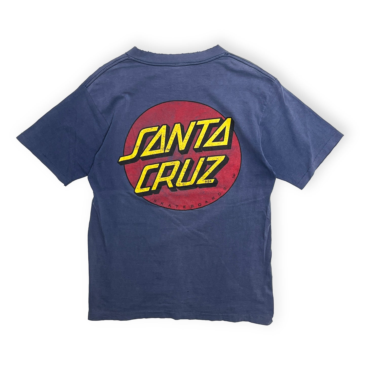 90s Oneita SANTA CRUZ T 極上雰囲気 L 背面 Santa Cruzロゴ タグ