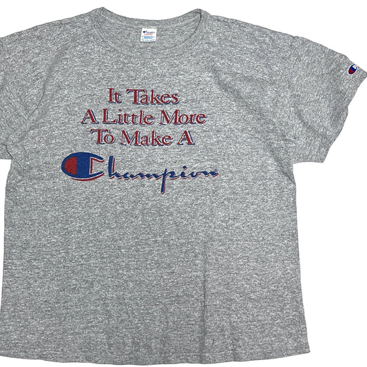 80's Champion T トリコタグ 染み込みプリント Size (L)