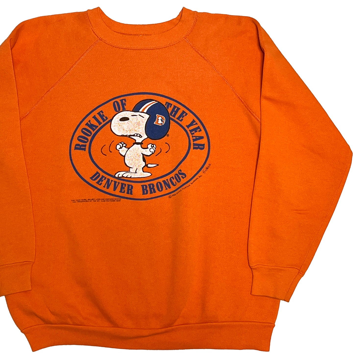80's〜 Unknown Snoopy Sweat "Denver Broncos" Size (L-XL)位