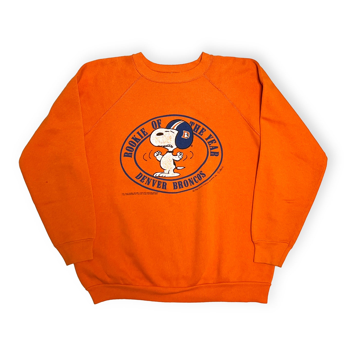80's〜 Unknown Snoopy Sweat "Denver Broncos" Size (L-XL)位